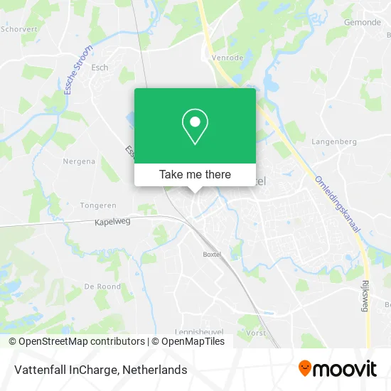 Vattenfall InCharge map