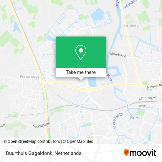 Buurthuis Gageldonk map