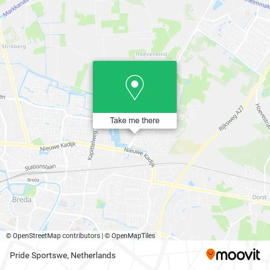 Pride Sportswe map