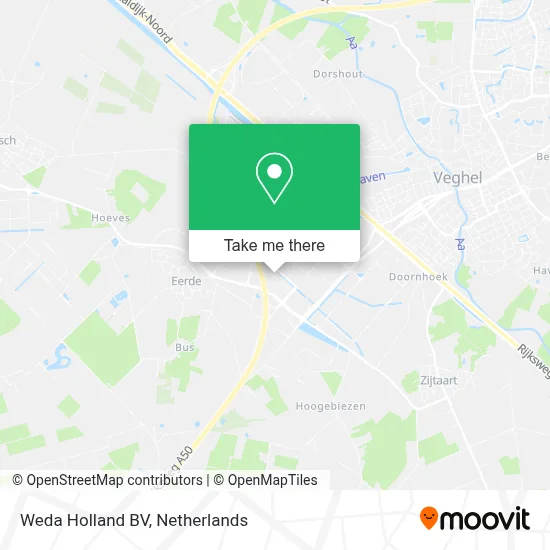Weda Holland BV map