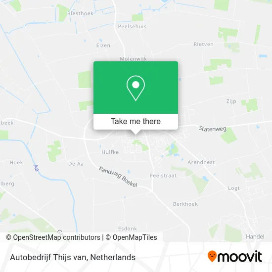 Autobedrijf Thijs van map
