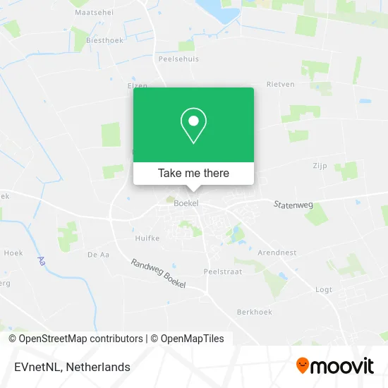 EVnetNL map