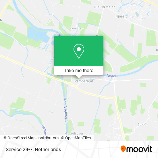 Service 24-7 map