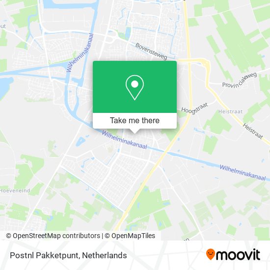 Postnl Pakketpunt Karte