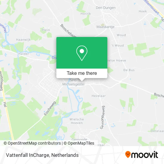 Vattenfall InCharge map