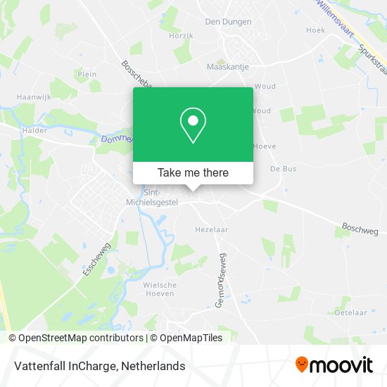 Vattenfall InCharge map