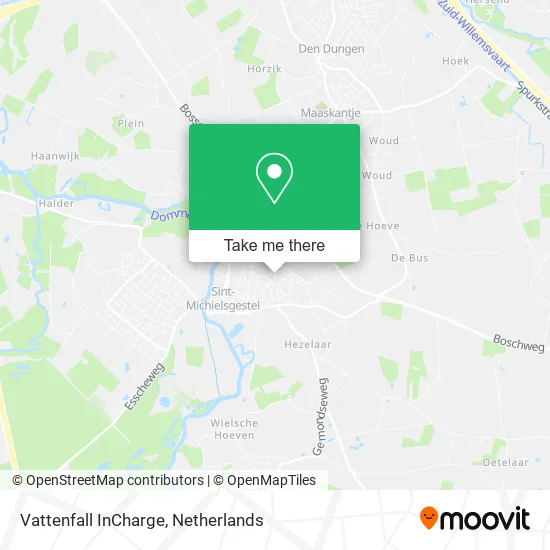 Vattenfall InCharge map