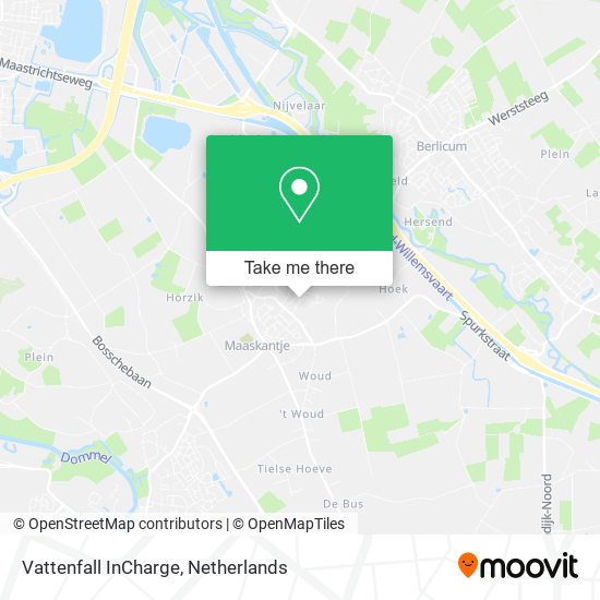 Vattenfall InCharge map