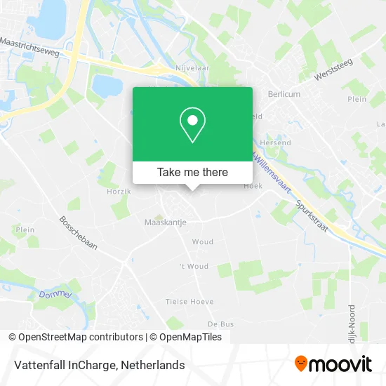 Vattenfall InCharge map
