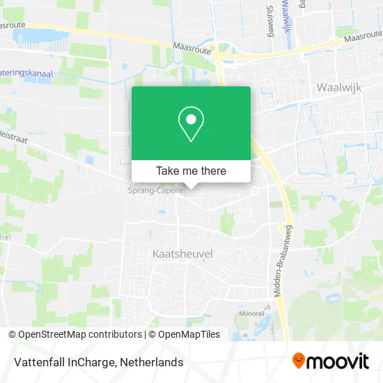 Vattenfall InCharge map