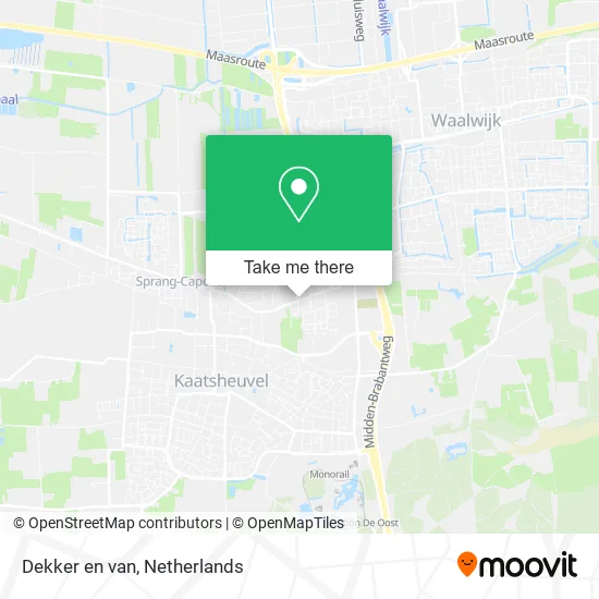 Dekker en van map