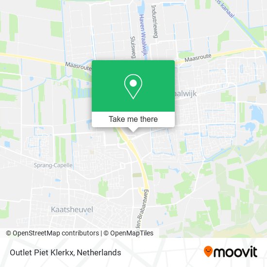 Outlet Piet Klerkx map