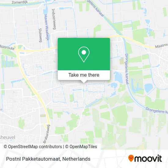 Postnl Pakketautomaat map