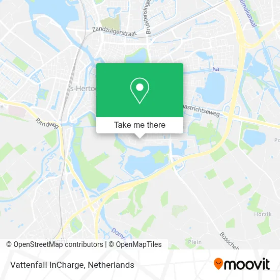 Vattenfall InCharge map
