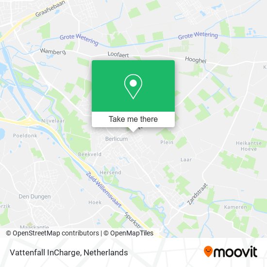 Vattenfall InCharge map