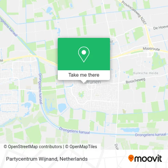 Partycentrum Wijnand map