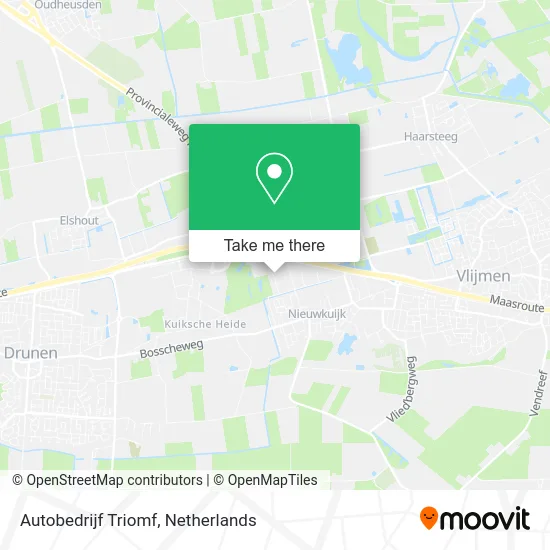 Autobedrijf Triomf map