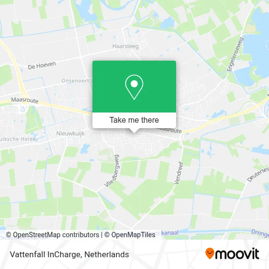 Vattenfall InCharge map
