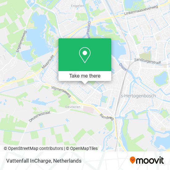 Vattenfall InCharge map