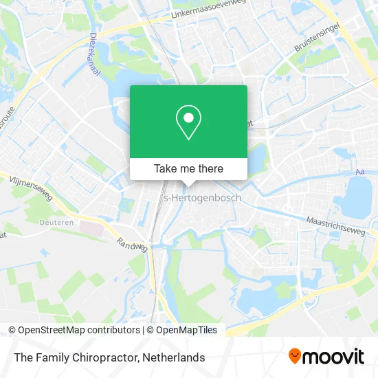 The Family Chiropractor map