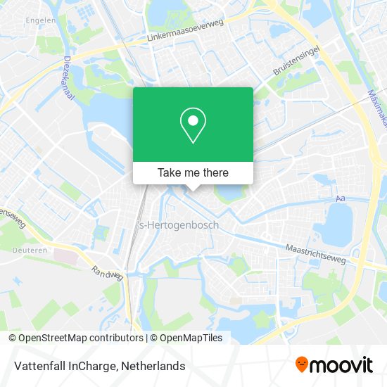 Vattenfall InCharge map