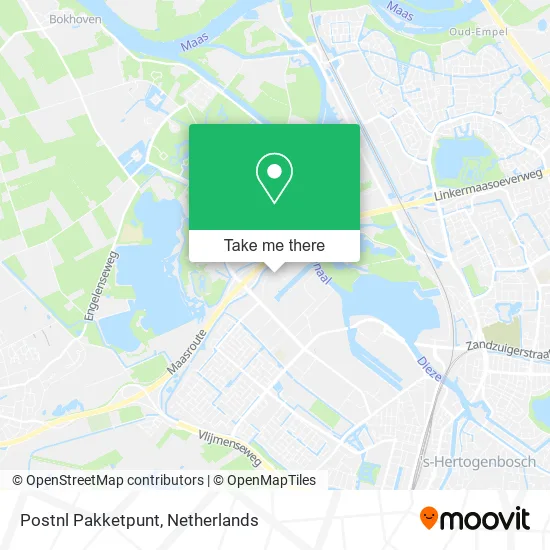 Postnl Pakketpunt map