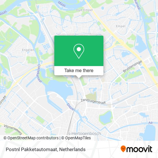 Postnl Pakketautomaat map