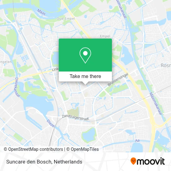 Suncare den Bosch map