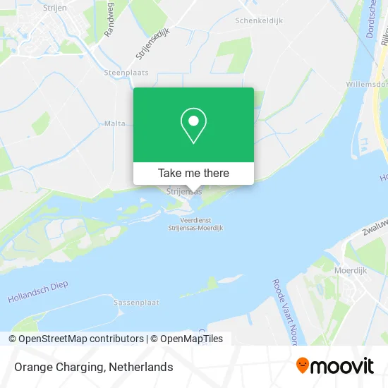 Orange Charging map