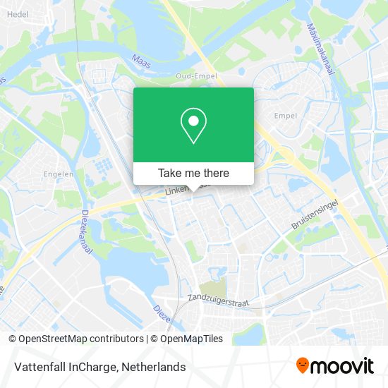 Vattenfall InCharge map