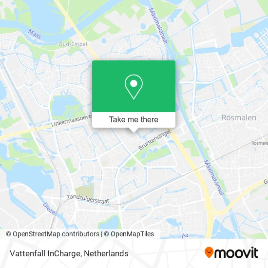 Vattenfall InCharge map