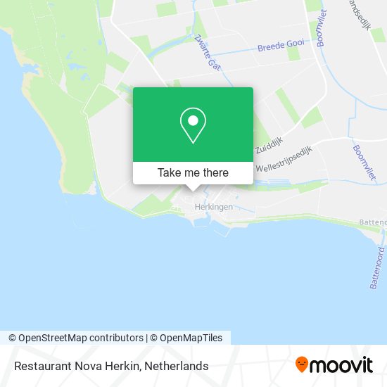 Restaurant Nova Herkin map