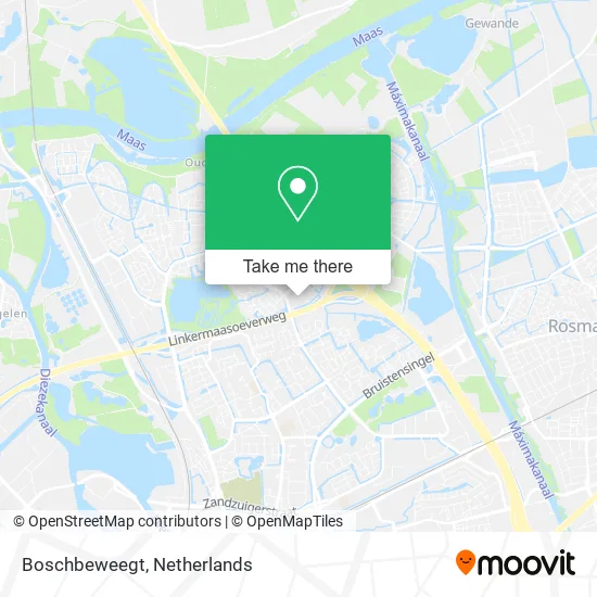 Boschbeweegt map