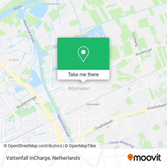 Vattenfall InCharge map