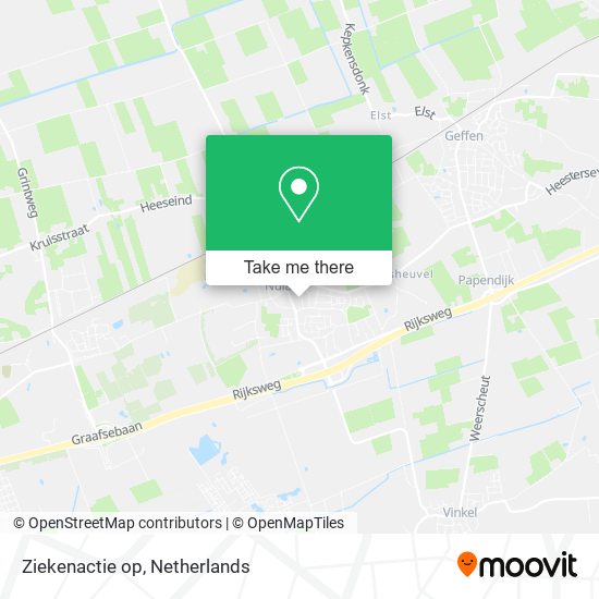 Ziekenactie op map