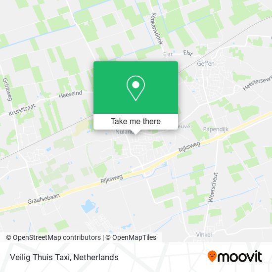 Veilig Thuis Taxi map