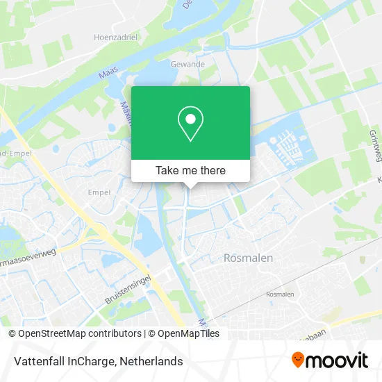 Vattenfall InCharge map