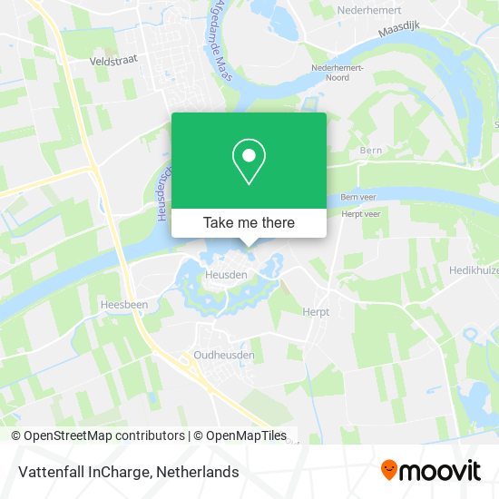 Vattenfall InCharge map