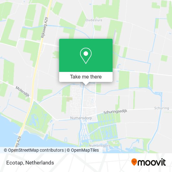 Ecotap map