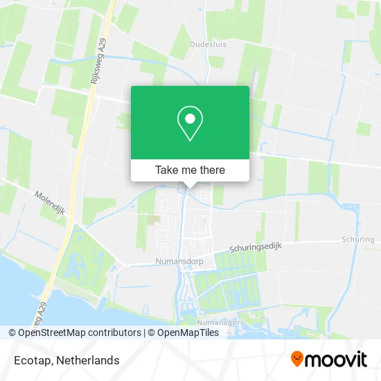 Ecotap map