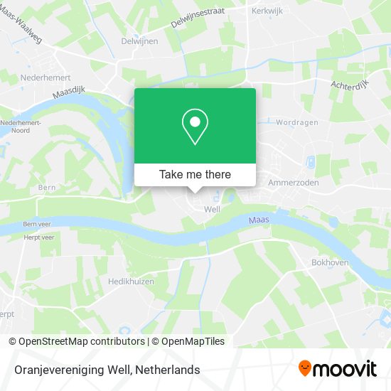 Oranjevereniging Well map