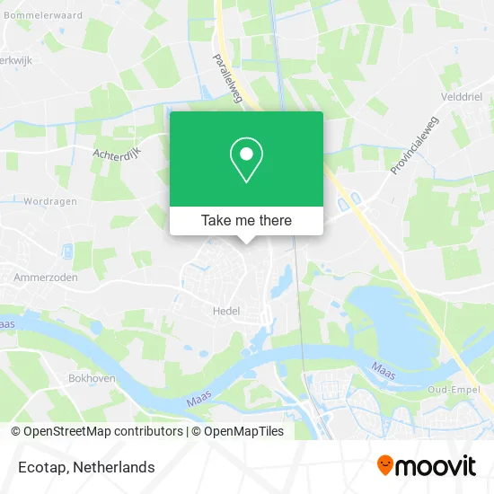 Ecotap map