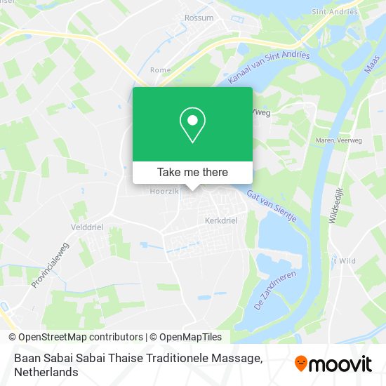 Baan Sabai Sabai Thaise Traditionele Massage map