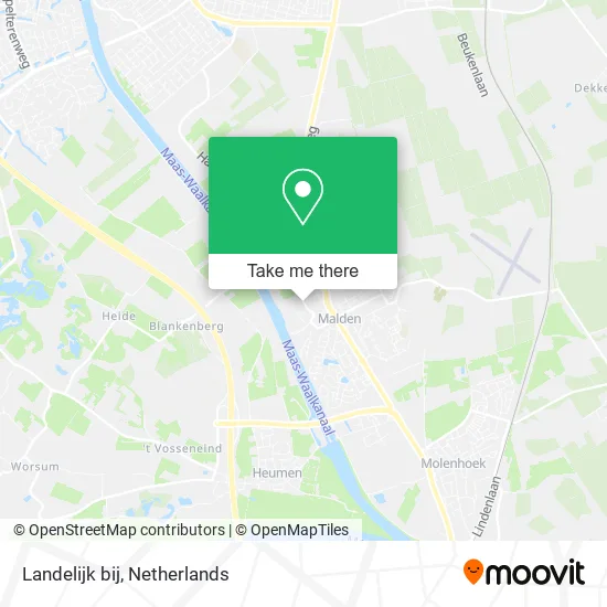 Landelijk bij map
