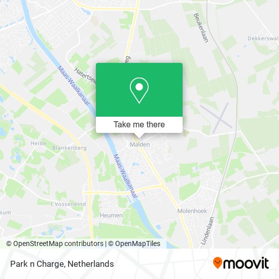 Park n Charge map