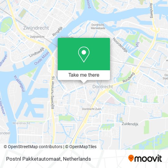 Postnl Pakketautomaat map