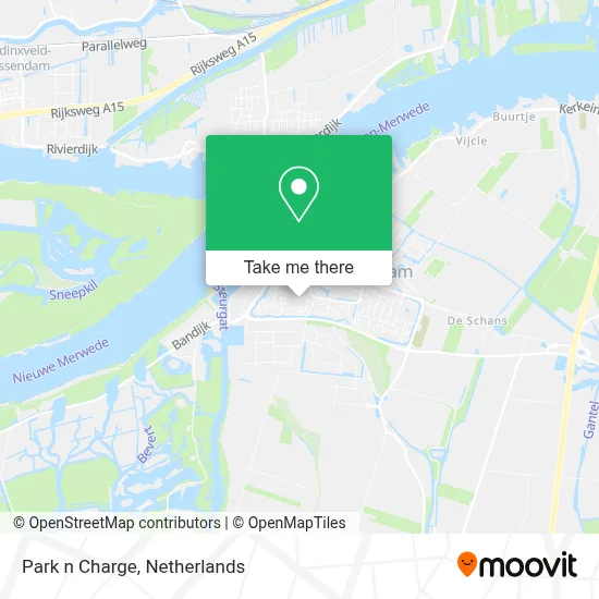 Park n Charge map