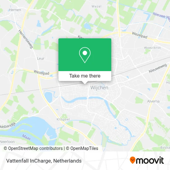 Vattenfall InCharge map