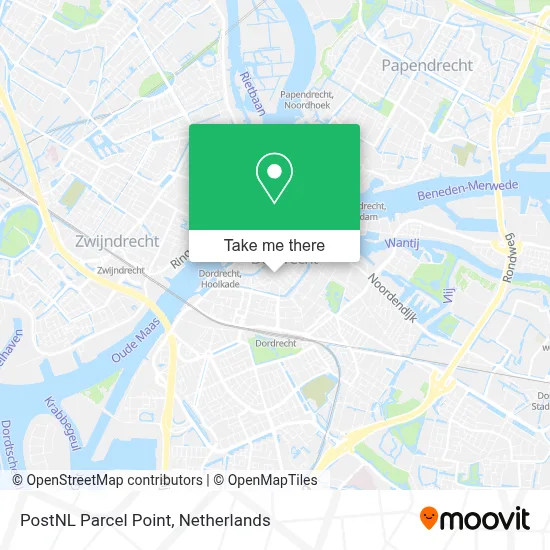 Postnl Pakketpunt map