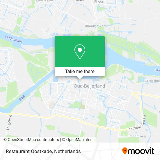 Restaurant Oostkade map